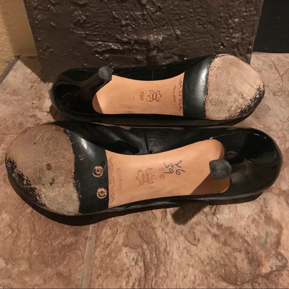 Via Spiga Nordstrom patent black high heels USED - Picture 4 of 8